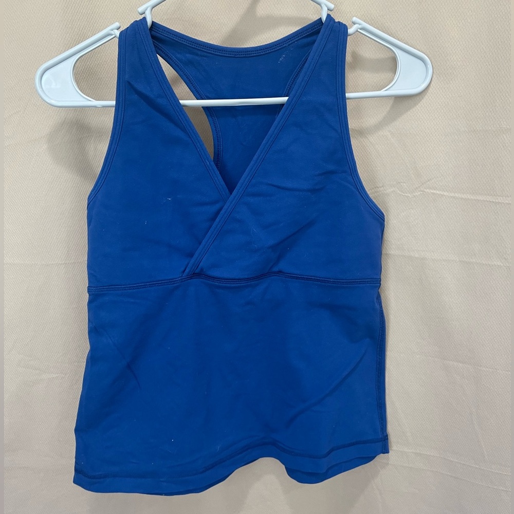 Lululemon Tank Top V Neck - Blue - Women’s Size 8